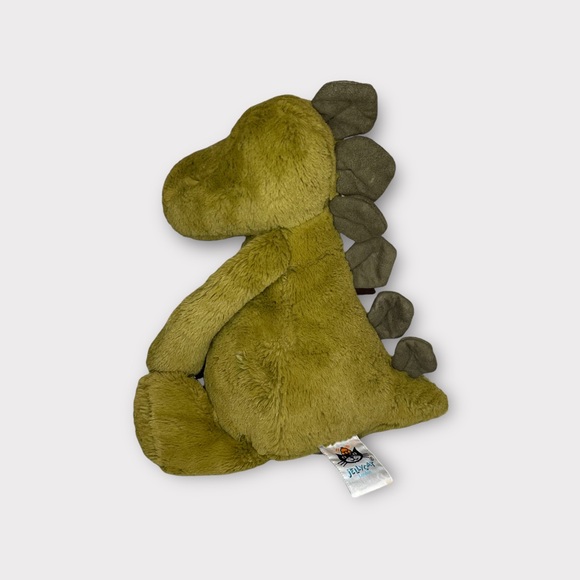 Jellycat Green Bashful Dino Plush Small - Picture 3 of 4